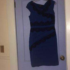Blue/ Black Bodycon dress